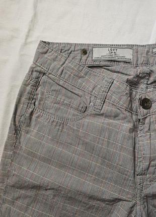 Брюки скинни в клетку loft ann taylor
