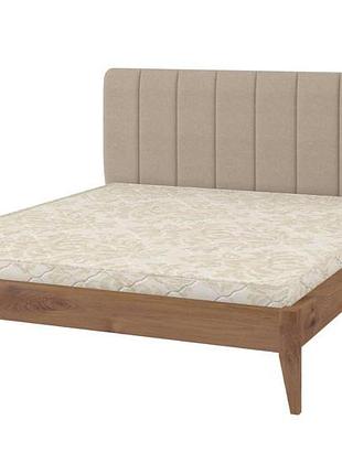 Двуспальная кровать ismart лондон дк орех светлый + аляска 23 140х190 см (dmbg-1454)
