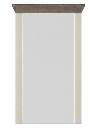 Зеркало настенное гербор марсель lus68 ясен снежный + дуб сонома трюфель (grb-1096)