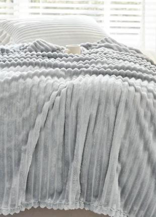 Плед серый  220*240