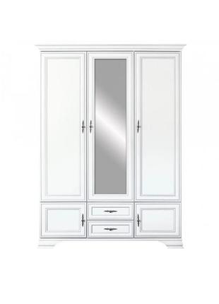 Шкаф распашной с зеркалом вмк (брв) кентукки szf5d2s белый альпийский (grb-1768)