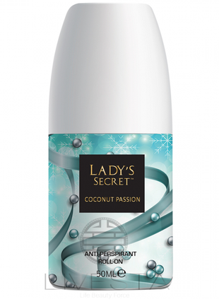 Жіночий роликовий дезодорант lady's secret coconut passion, 50 мл