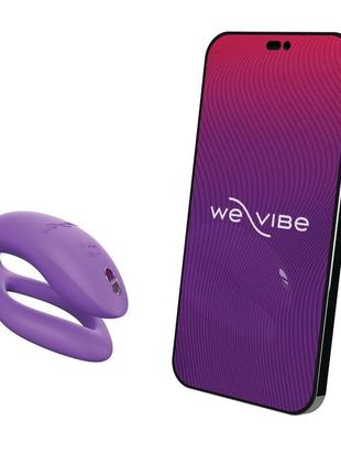 Смарт-вибратор для пар we-vibe sync o light purple, пульт ду 5