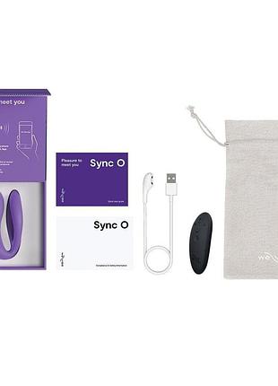 Смарт-вибратор для пар we-vibe sync o light purple, пульт ду 8
