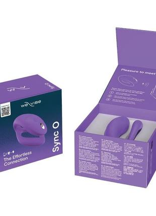 Смарт-вибратор для пар we-vibe sync o light purple, пульт ду 9