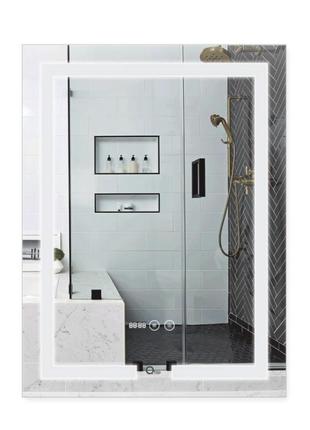 Дзеркало qtap mideya 500х800 (dc-f936) з led-підсвіткою й антизапотіванням qt2078f936w