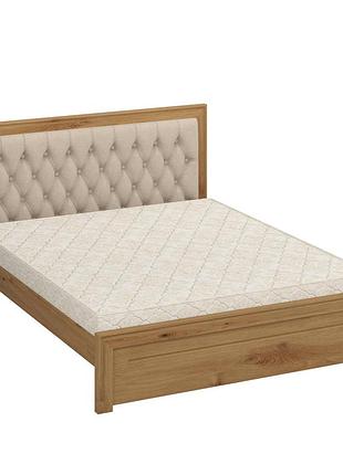 Полуторная кровать ismart торонто т3 орех светлый + аляска 01 120х190 см (dmbg-1240)