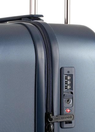 Валіза swissbrand london m navy6 фото