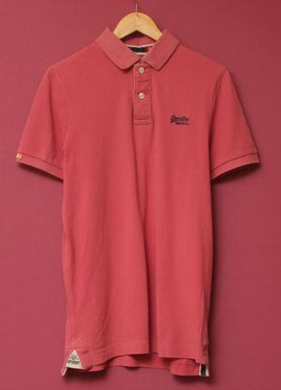 Superdry l поло из хлопка  пике