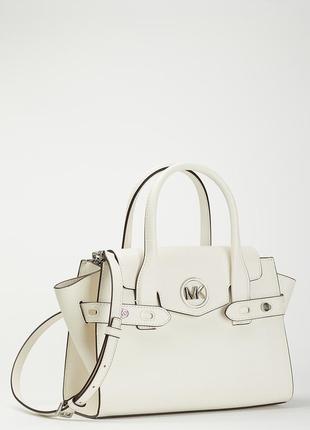 Біла сумка michael kors carmen зі знімним плечовим ременем 🔥sale🔥