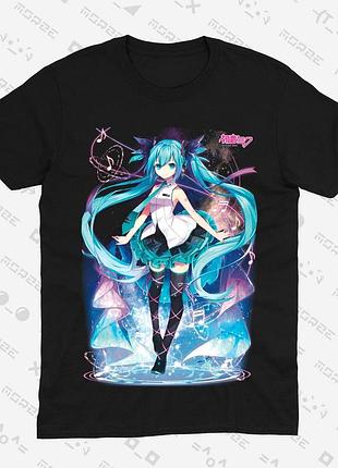 Футболка вокалоїд хацуне міку vocaloid hatsune miku (th153) s