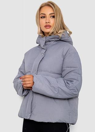 Куртка женская демисезонная, цвет серый r703