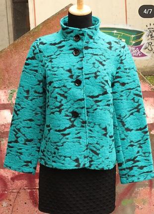 Дизайнерський німецький вовняний жакет піджак куртка від barbara lebek