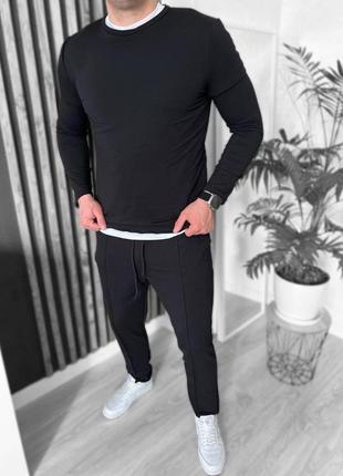 Классный повседневный костюм. брюки и кофта, m,l,xl,xxl,xxl