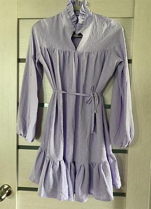 Сукня, лавандова сукня, ніжна сукня, коротка сукня