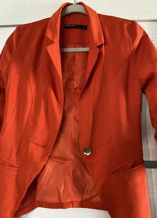 Піджак, червоний піджак, жакет2 фото