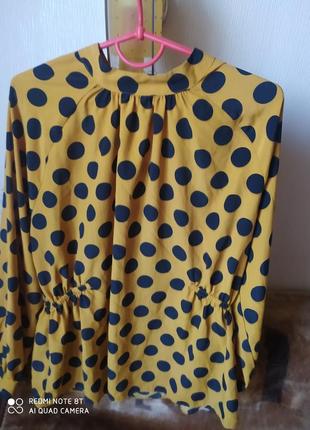 Качественная блуза zara,размер 48/50/52'',.95 гр