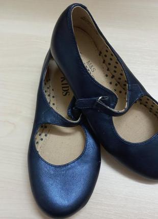 Туфли мокасины кожа дев 31р.m&s kids индии