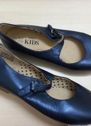 Туфли мокасины кожа дев 31р.m&s kids индии