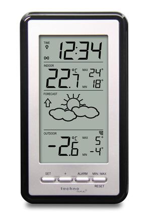 Метеостанція technoline ws9130 silver/black (ws9130)