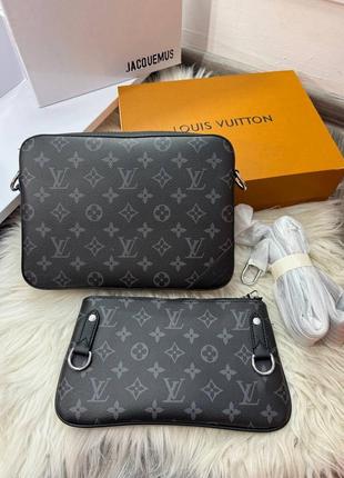 Тройная сумочка lv