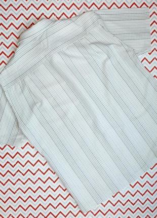 😉1+1=3 стильная белая рубашка рубашка с коротким рукавом marks&amp;spencer, размер 44 - 466 фото