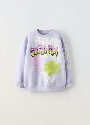 Світшот кофта реглан батнік zara
