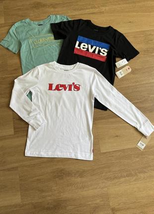 Новий лонгслів levis 10-12 років6 фото