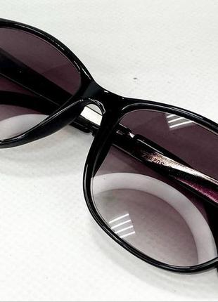 Коригувальні окуляри для зору жіночі лисички тоновані в пластиковій оправі з градієнтним тонуванням5 фото