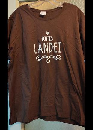 Размер xxl новая футболка майка с европы echtes landei настоящий деревенский мужчина