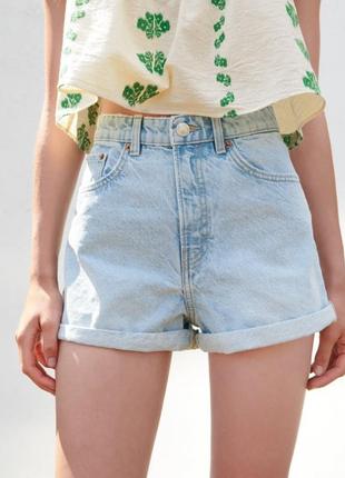 Джинсовые шорты zara