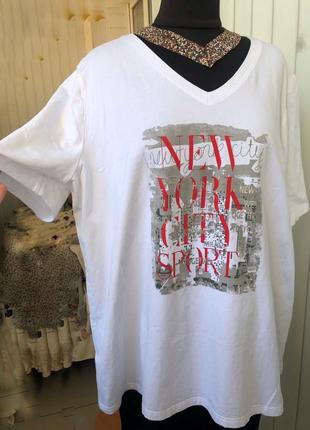 Футболка батал oversize