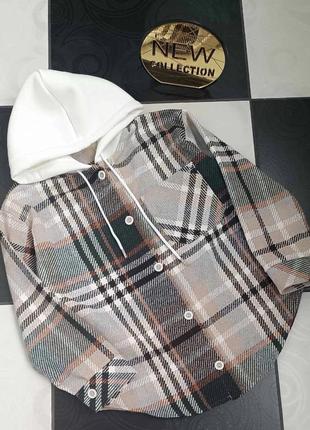 Теплые байковые рубашки для девочек