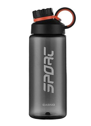 Пляшка для води casno 800 мл kxn-1235 чорна