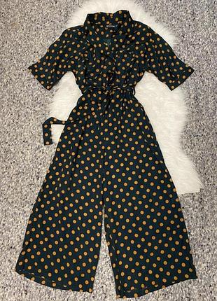 Весенний, летний комбинезон кюлоты