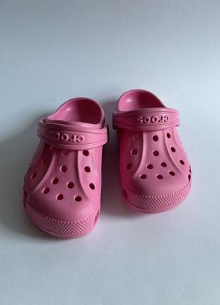 Нові дитячі сабо крокси для дівчинки від crocs оригінал3 фото