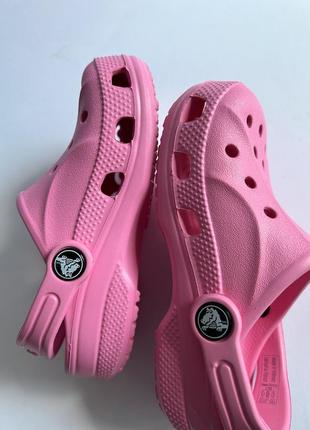 Нові дитячі сабо крокси для дівчинки від crocs оригінал6 фото