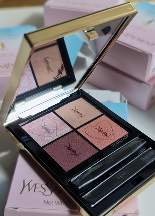 Лимитированная палетка теней yves saint laurent couture mini clutch eyeshadow palette #125 blooming lust