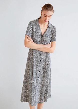 Сукня сорочка міді на гудзиках feminine1 фото