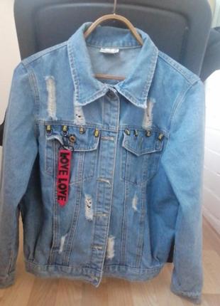 Джинсовий піджак куртка