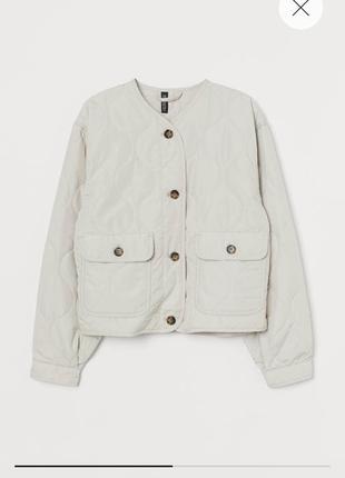 Легка куртка h&m бежева молочна