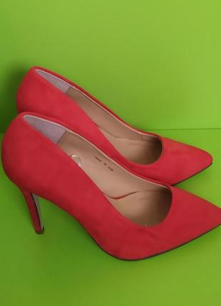Красные туфли лодочки на шпильке atmosphere, 5/38