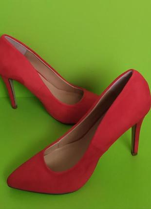 Красные туфли лодочки на шпильке atmosphere, 5/38