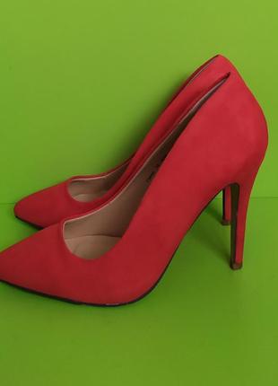 Красные туфли лодочки на шпильке atmosphere, 5/38