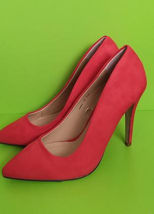 Красные туфли лодочки на шпильке atmosphere, 5/38