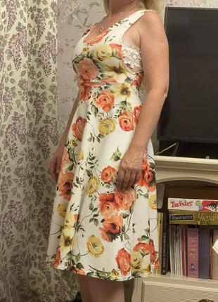 Квіткова сукня asos