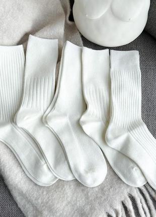 Белые кашемировые женские носки3 фото