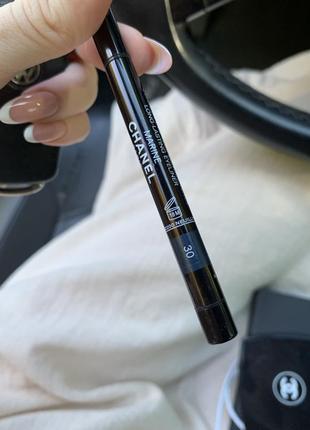 Водостійкий олівець для очей chanel stylo yeux waterproof 30 marine, 0.3 г