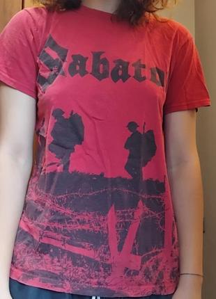Мерч сабатон, рок мерч, метал футболка