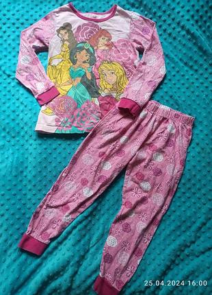 Піжама disney  з принцесами 116 розмір